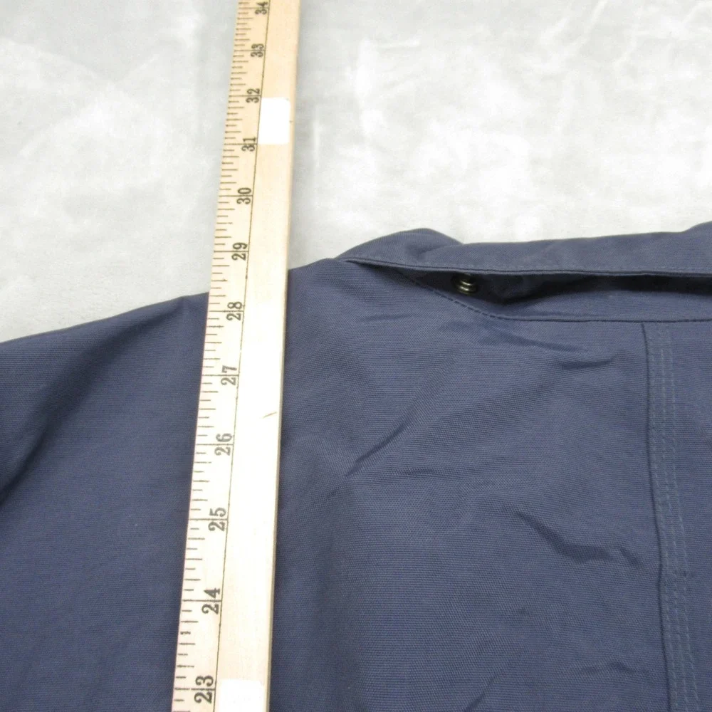Carhartt Jacket Men Large Navy Shoreline Waterproof Rugged Budweiser Driver Logo